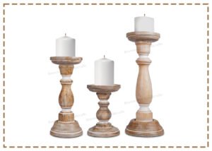 Wooden Candle Stands